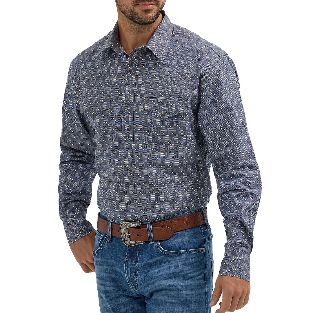 Wrangler Men's 20X Competition Advanced Comfort Long Sleeve Snap Shirt