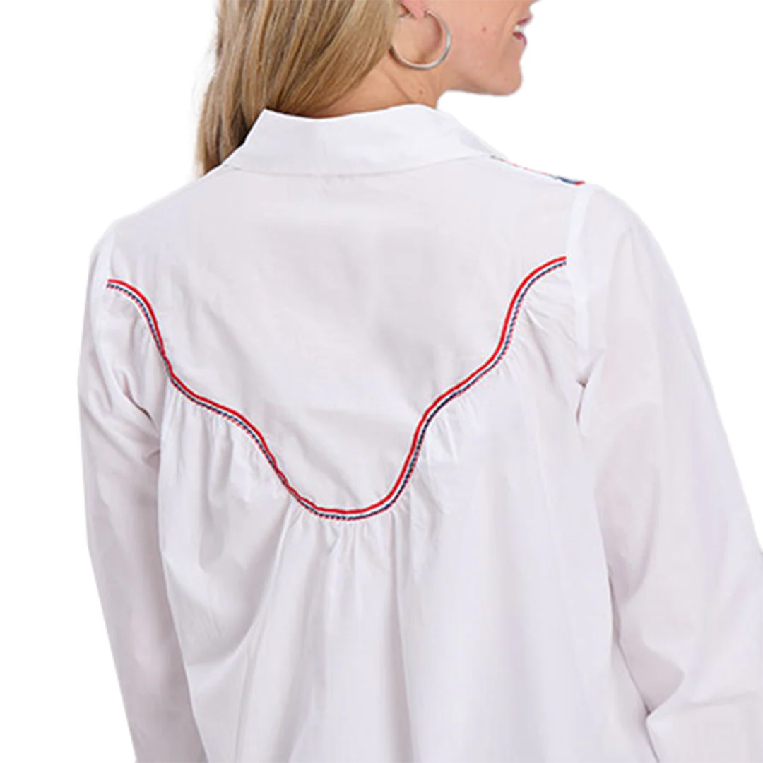 Roper Women's Embroidered Button Shirt