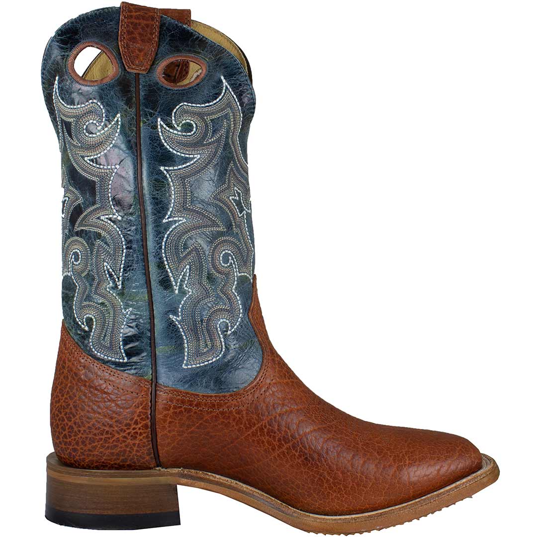 Boulet Men's Distressed Leather Cowboy Boots