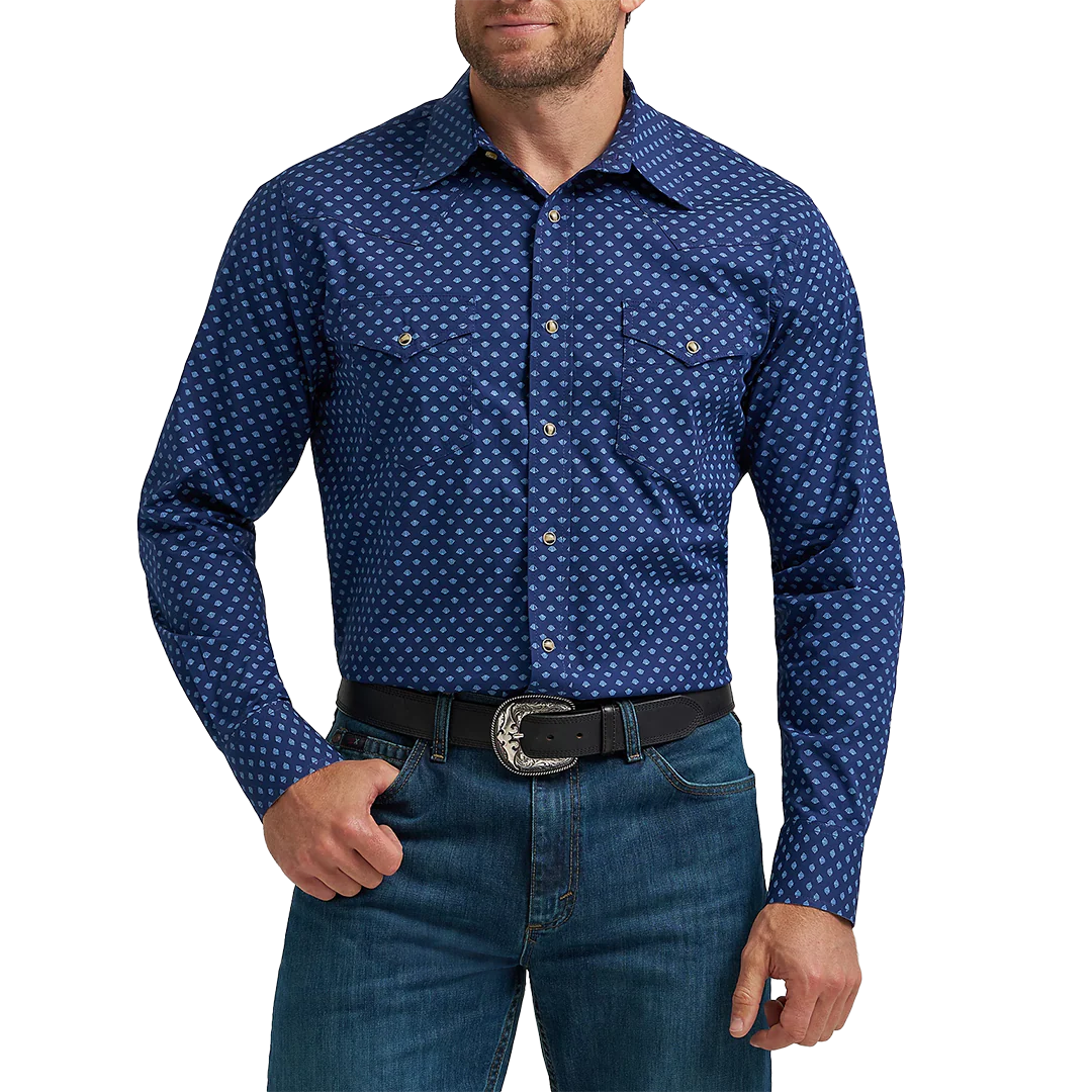 Wrangler Men's 20X Competition Advanced Comfort Long Sleeve Snap Shirt