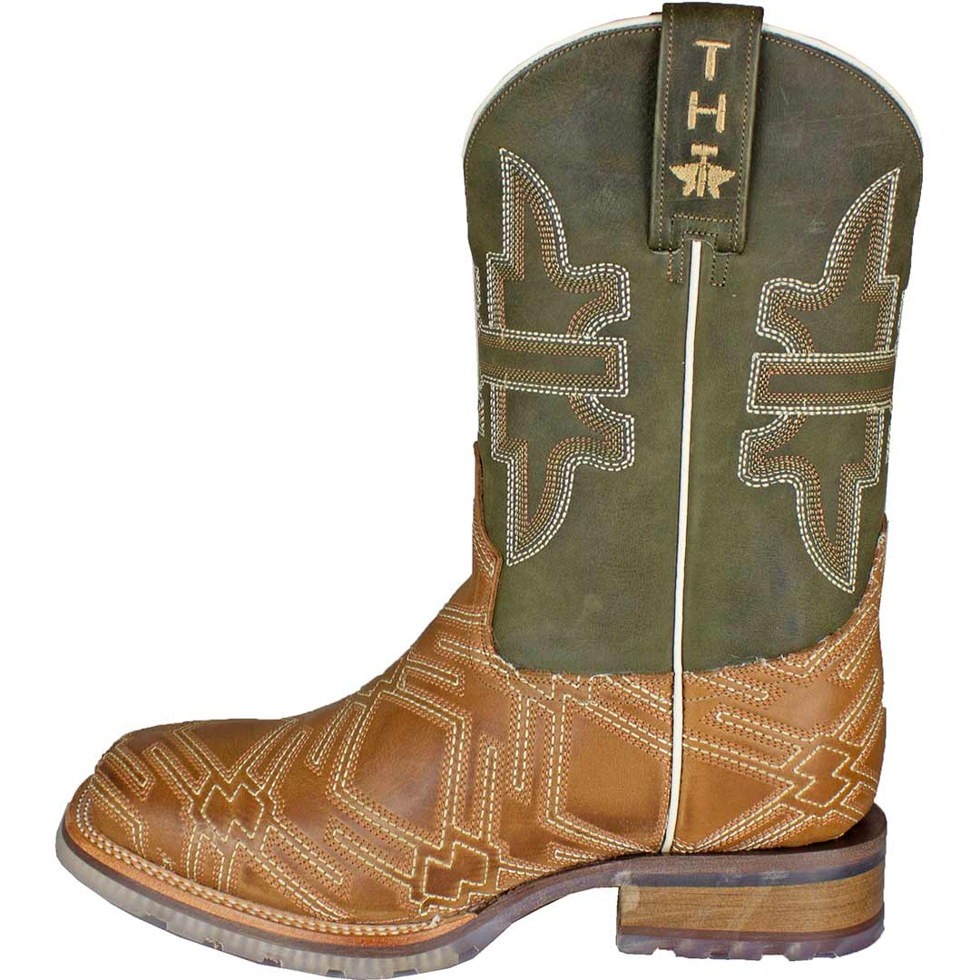 Tin Haul Men's Logo Stitch Cowboy Boots