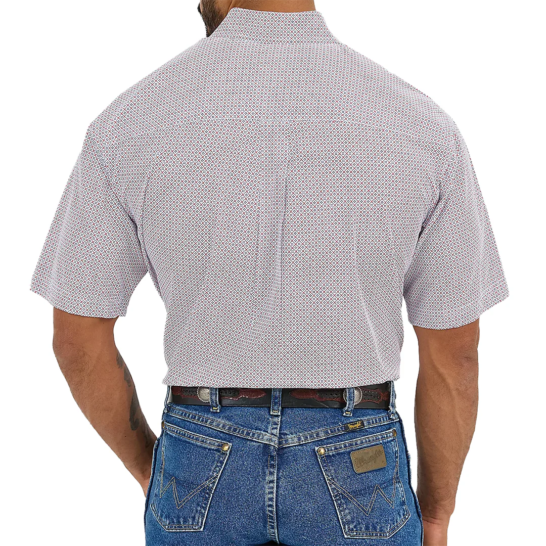 Wrangler Men's George Strait Short Sleeve Button Down Shirt