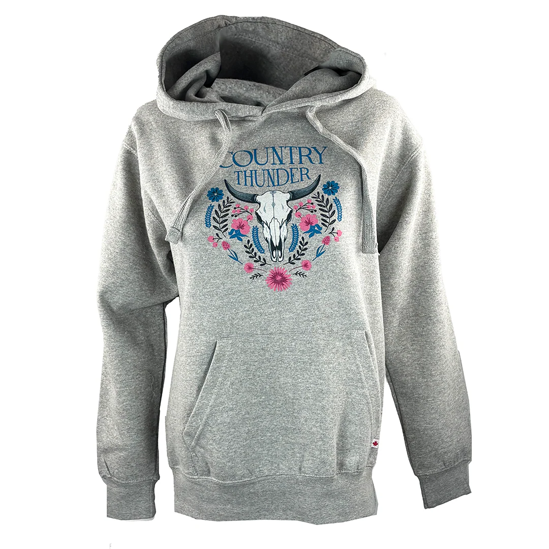 Country Thunder Women's Flowers Hoodie