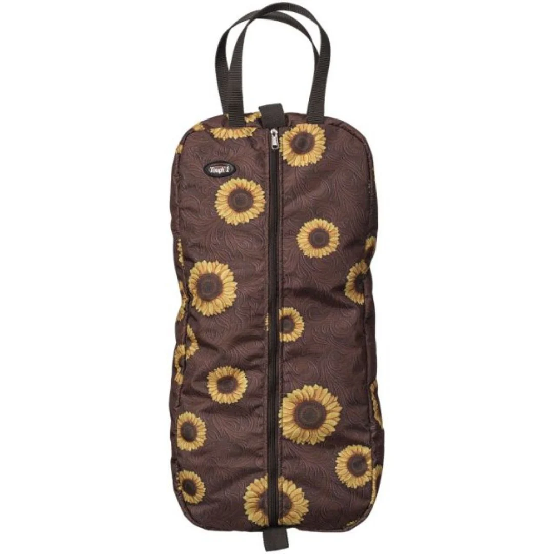 Tough 1 Sunflower Tooled Deluxe Nylon Halter/Bridle Bag