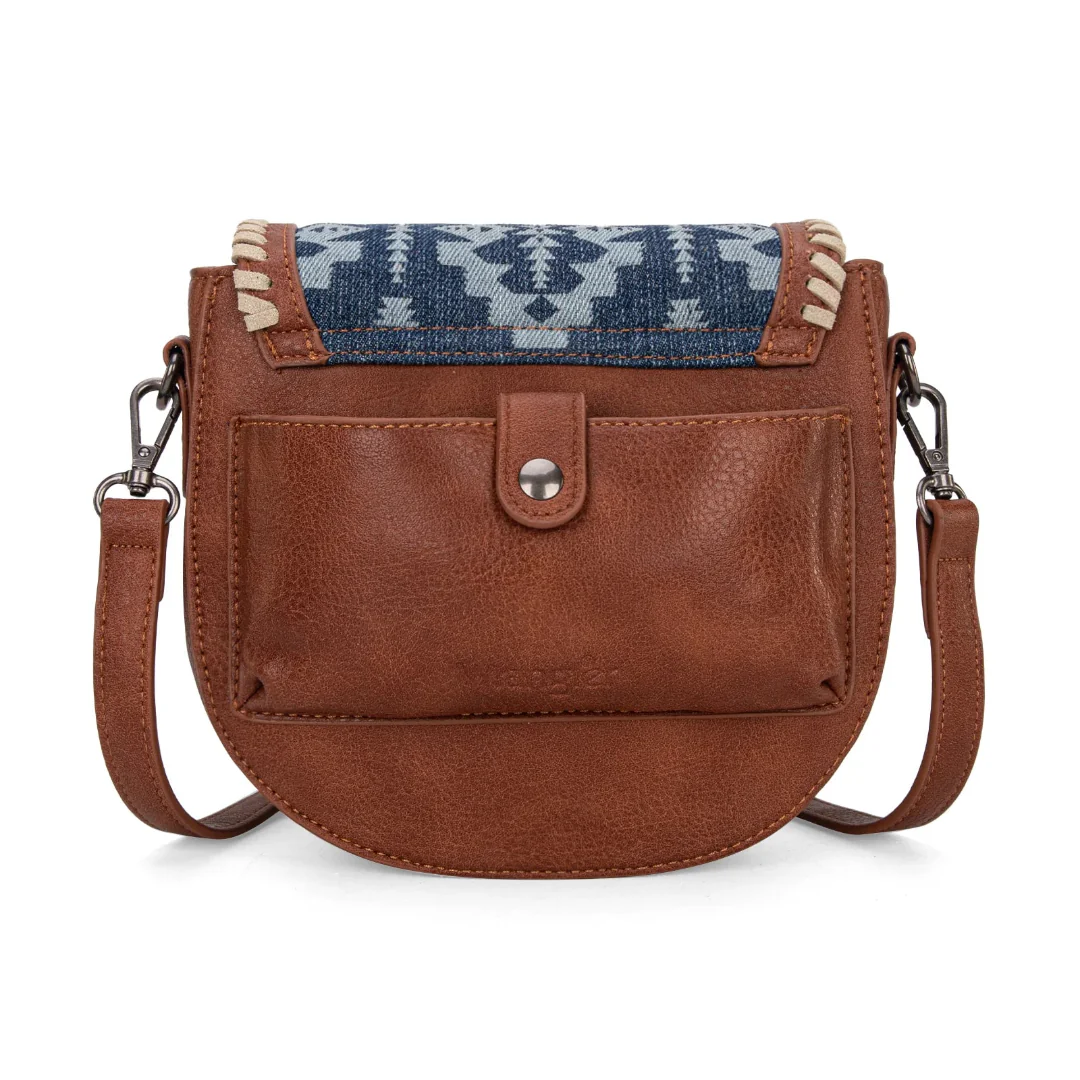Wrangler Women's Aztec Print Mini Crossbody Purse