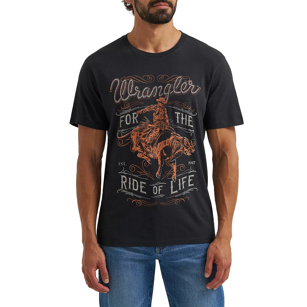 Wrangler Men's For the Ride of Life Graphic T-Shirt