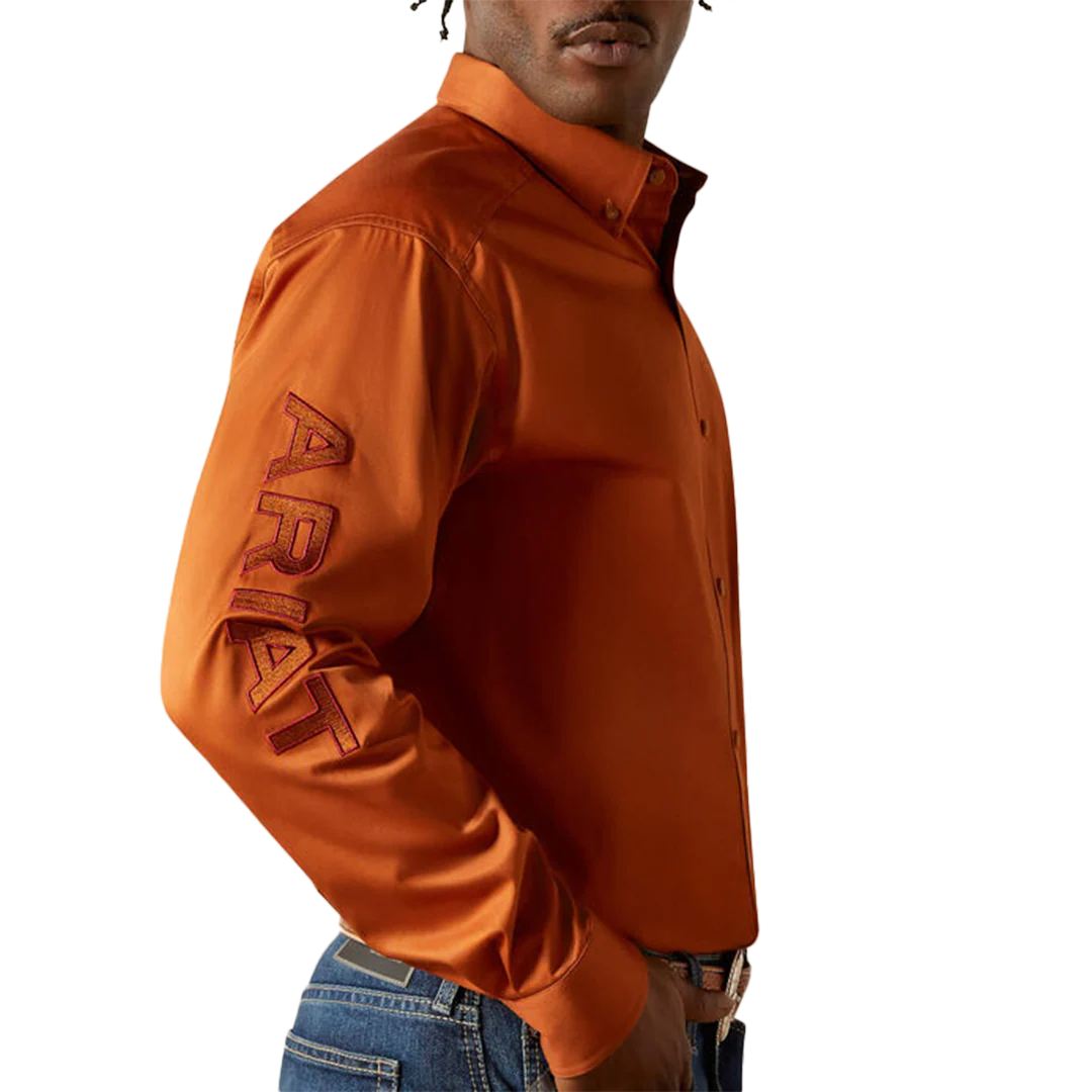 Ariat Men's Team Logo Twill Classic Fit Long Sleeve Button Shirt
