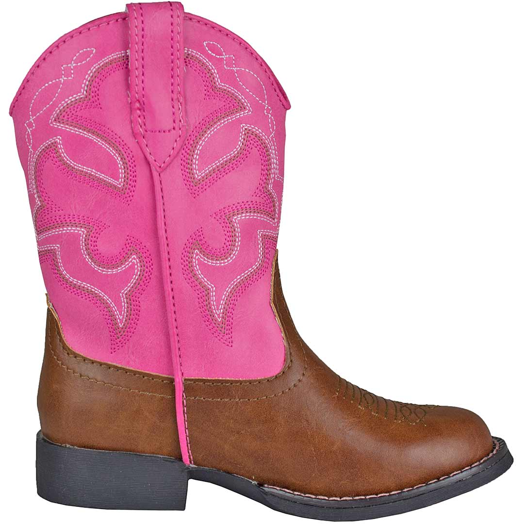 Roper Girls' Lighting Round Toe Light Up Cowgirl Boots
