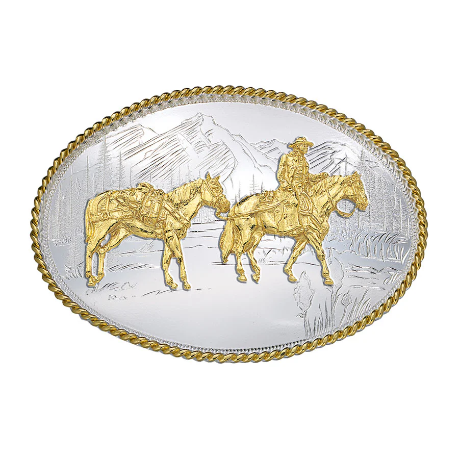 Montana Silversmiths Trail Ride Horse Buckle