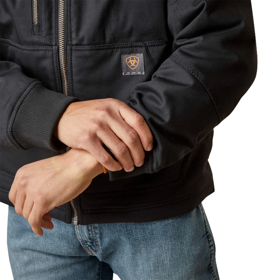 Ariat Men's Rebar Stretch Canvas Bomber Jacket