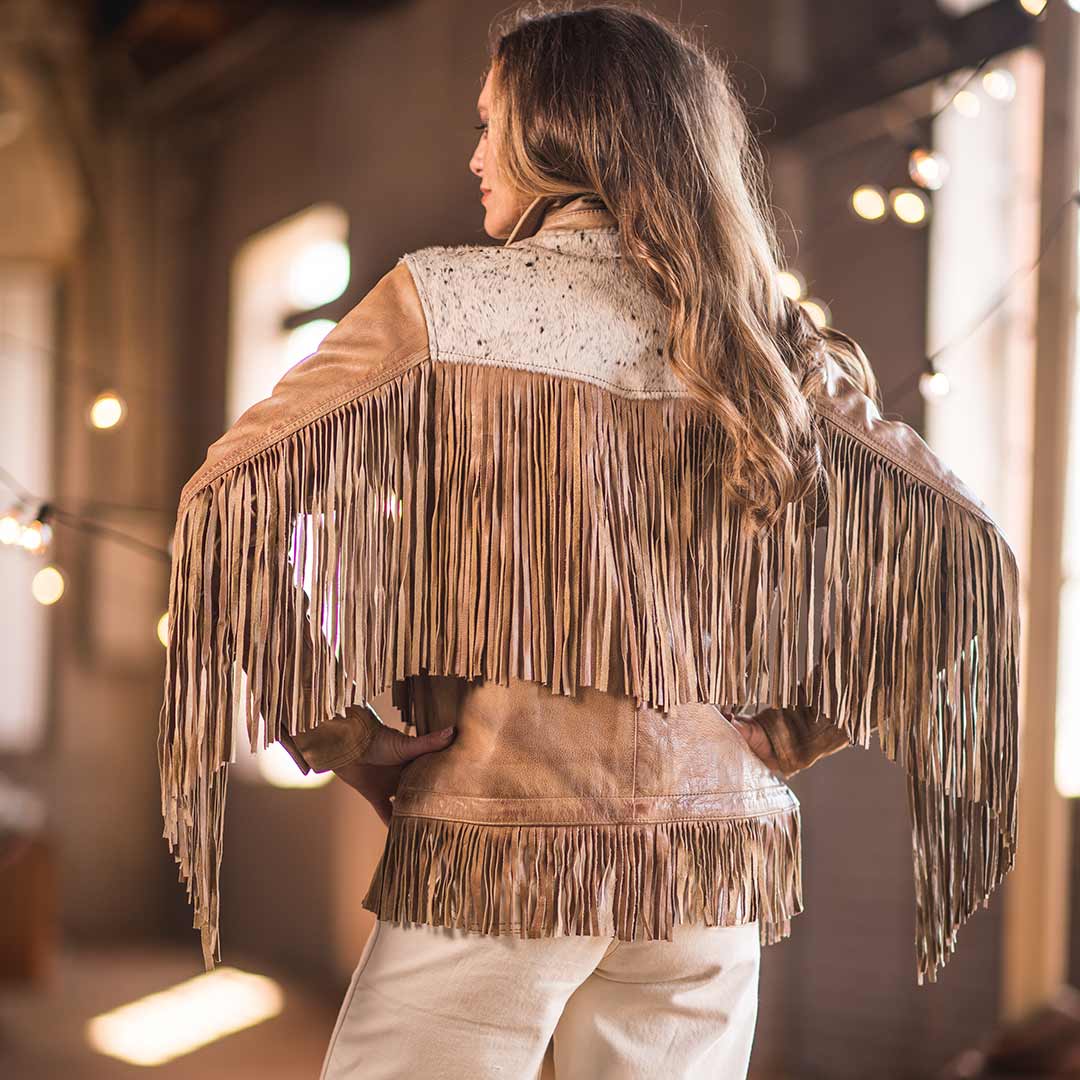 STS Ranchwear Women's Frontier Cowhide Jacket