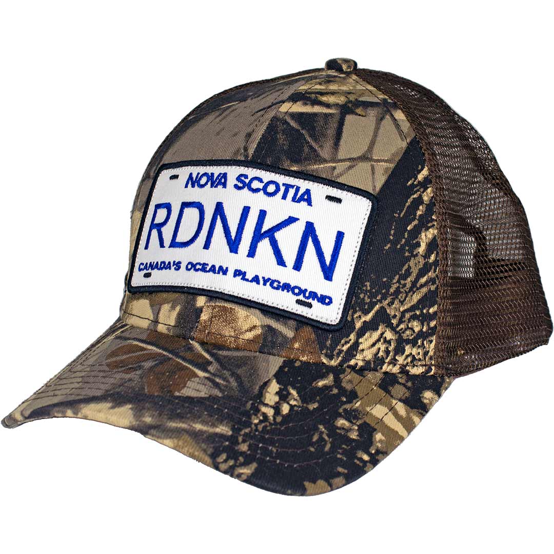 Rdnkn' Men's Nova Scotia RDNKN Camo Snap Back Trucker Cap