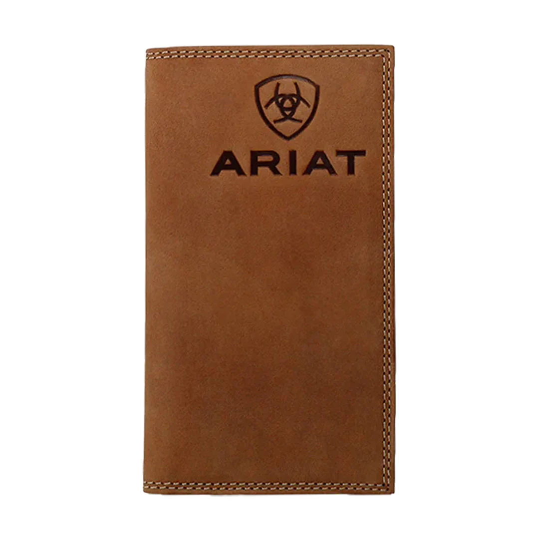 Ariat Men's Embossed Logo Rodeo Wallet