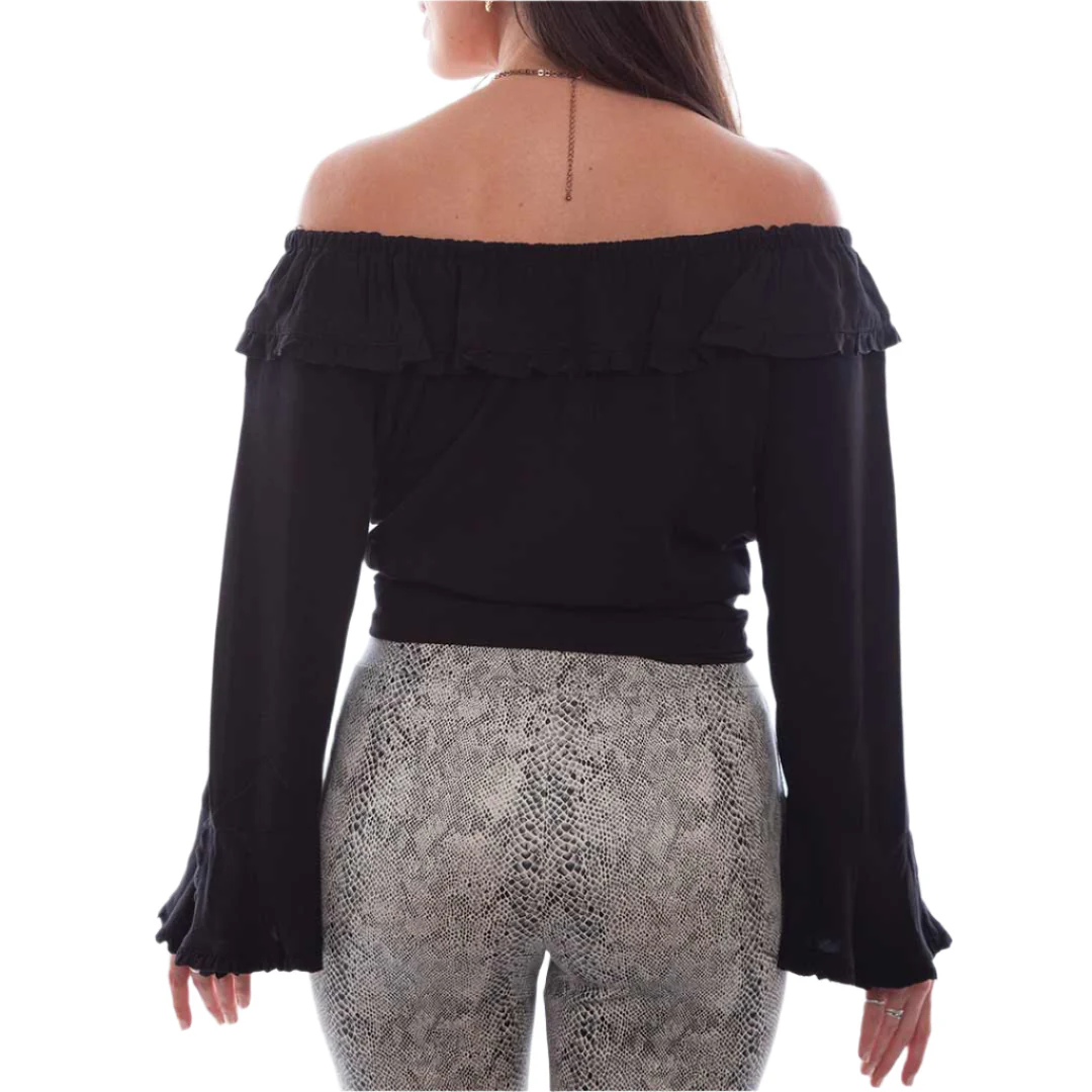 Scully Women's Off Shoulder Button-Down Blouse