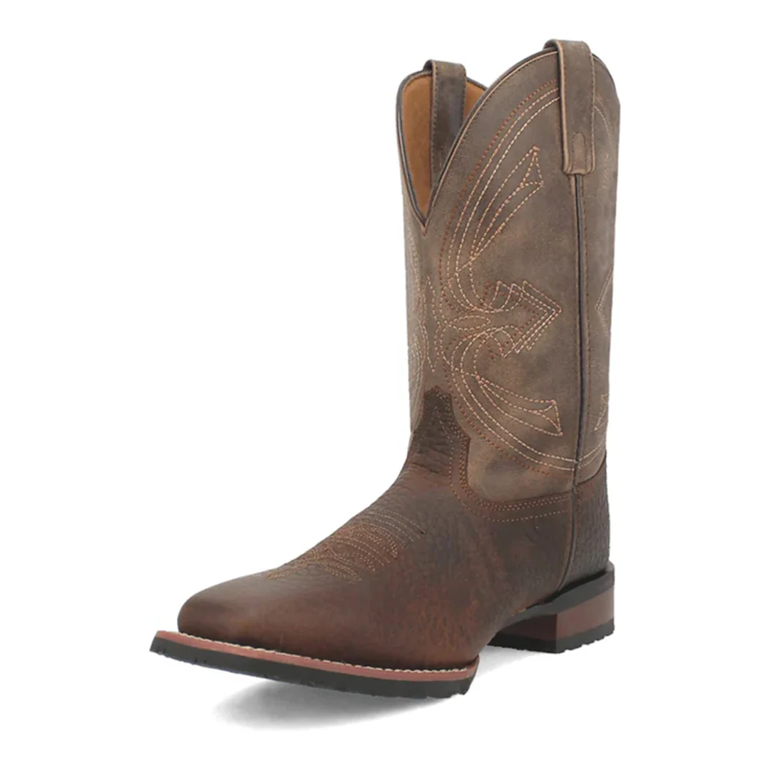 Laredo Men's Elias Western Square Toe Cowboy Boots