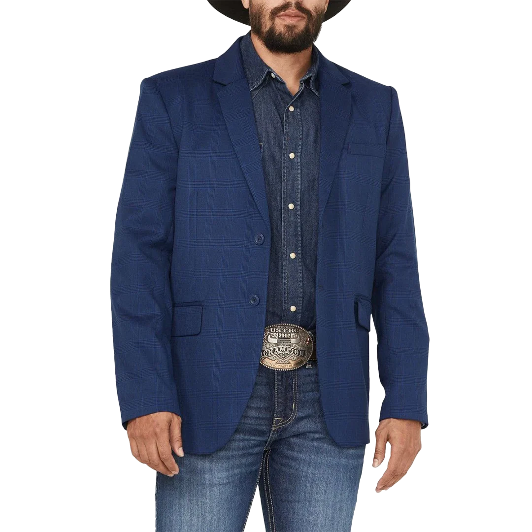 Rock & Roll Denim Men's Plaid Sport Coat