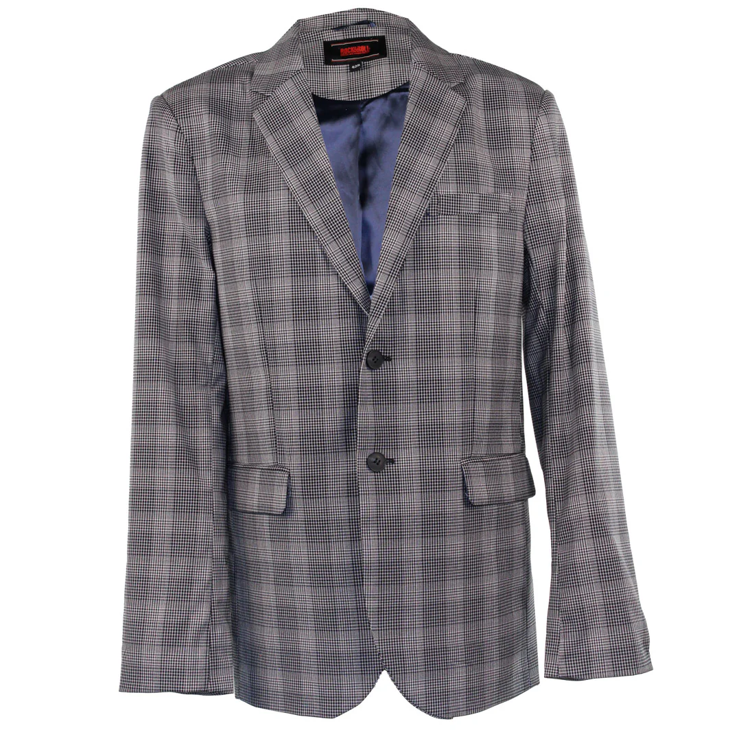 Rock & Roll Denim Men's Plaid Sport Coat