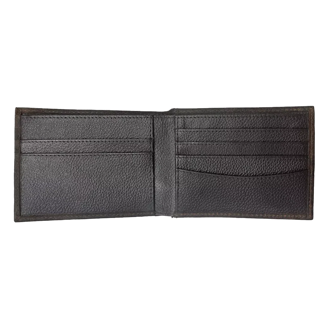 Ariat Men's Embossed Shield Logo Bifold Wallet