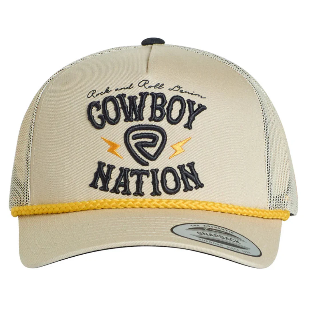 Rock & Roll Denim Men's Cowboy Nation Cap