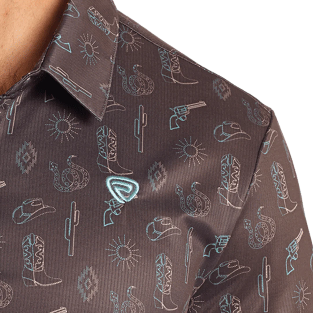 Rock & Roll Denim Men's Printed Polo