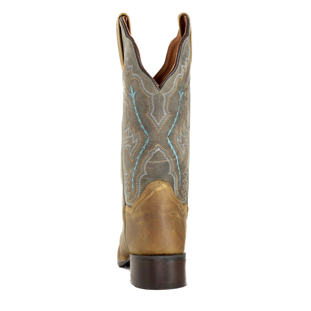 Dan Post Women's Scallop Leather Cowgirl Boots