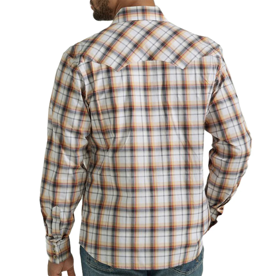 Wrangler Men's Modern Plaid Snap Shirt