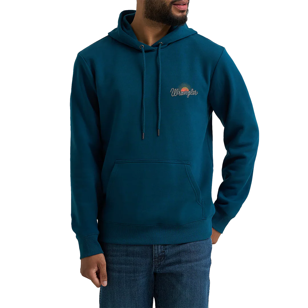 Wrangler Men's Desert Logo Graphic Hoodie
