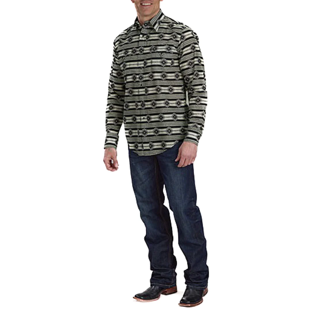 Roper Men's Horizontal Aztec Print Snap Shirt