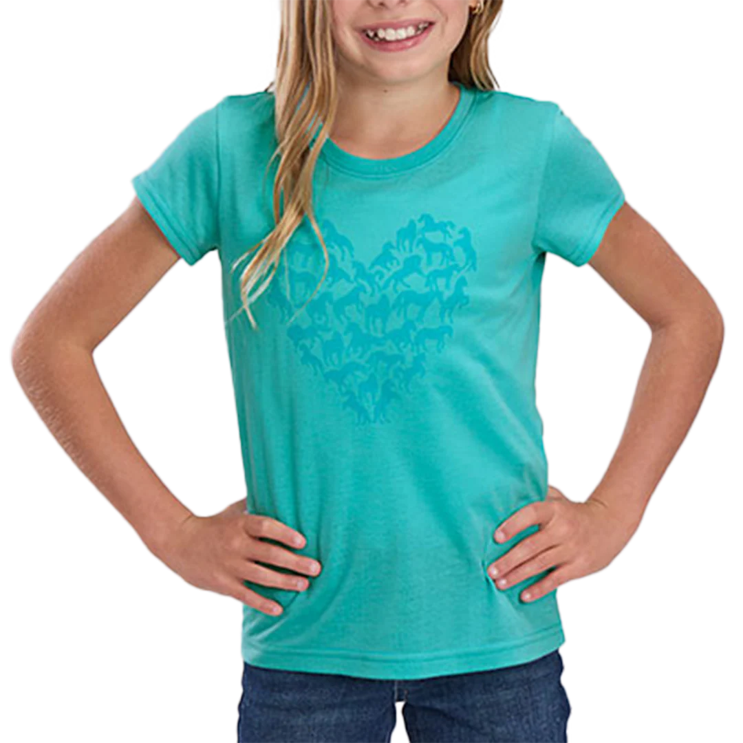 Roper Girls' Screen Printed T-Shirt