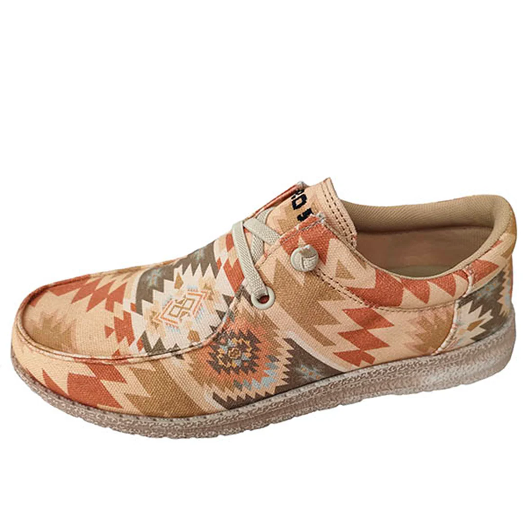 Roper Women's Aztec Printed Canvas Shoes