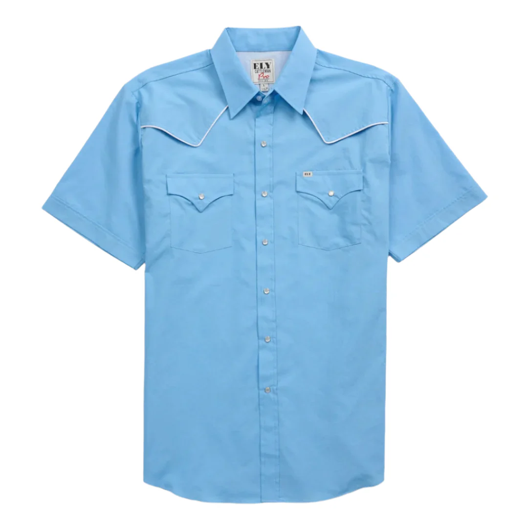 Ely Cattleman Men's Pro Short Sleeve Snap Shirt