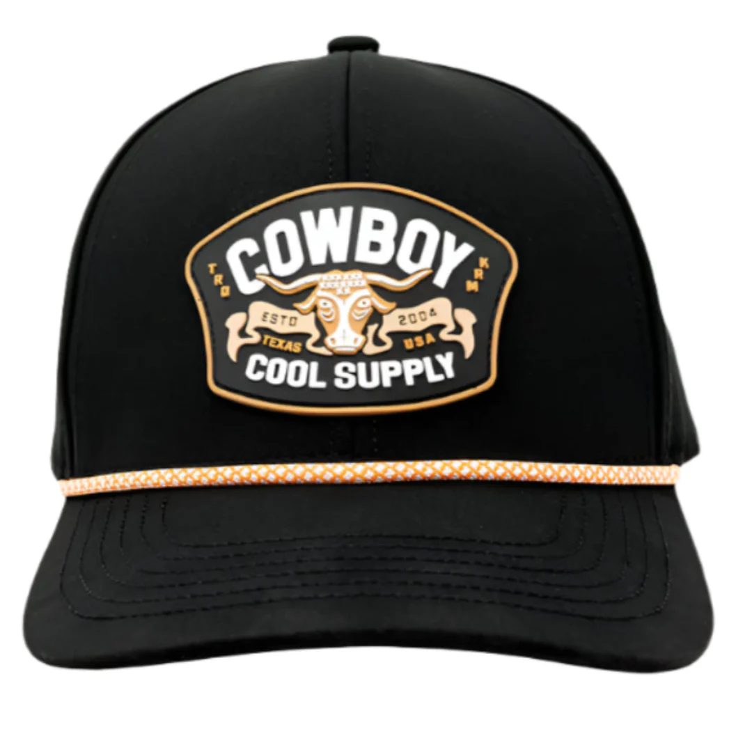 Cowboy Cool Men's Steer Stampede Rope Snap Back Cap