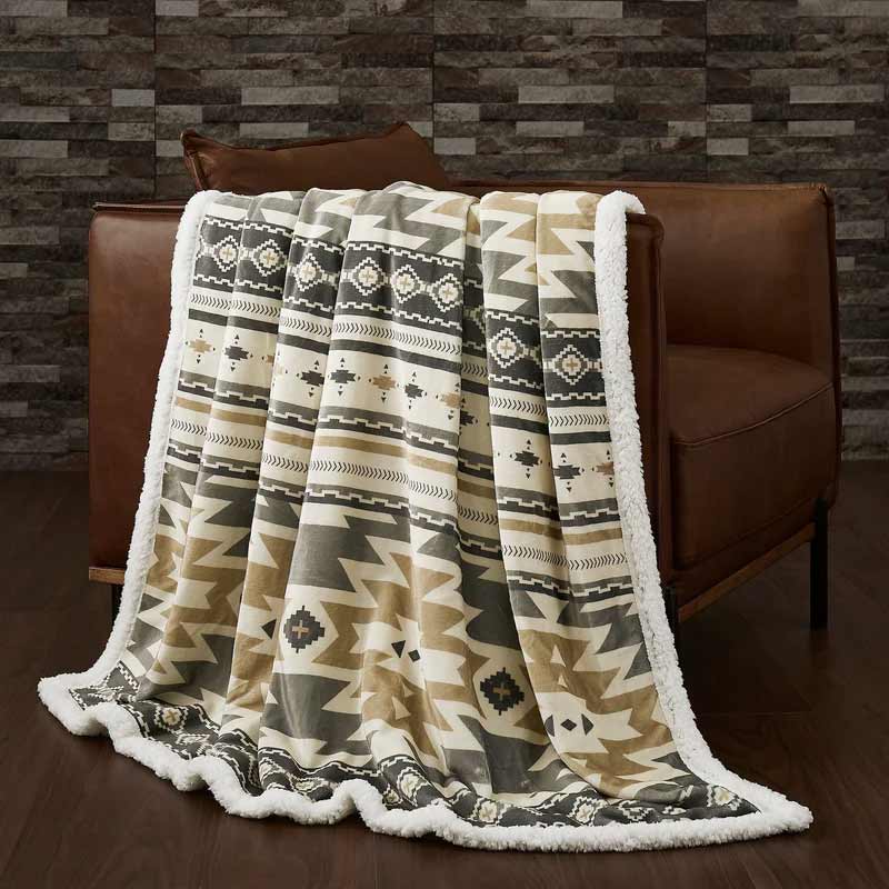 Hi End Accents Desert Sage Design Throw