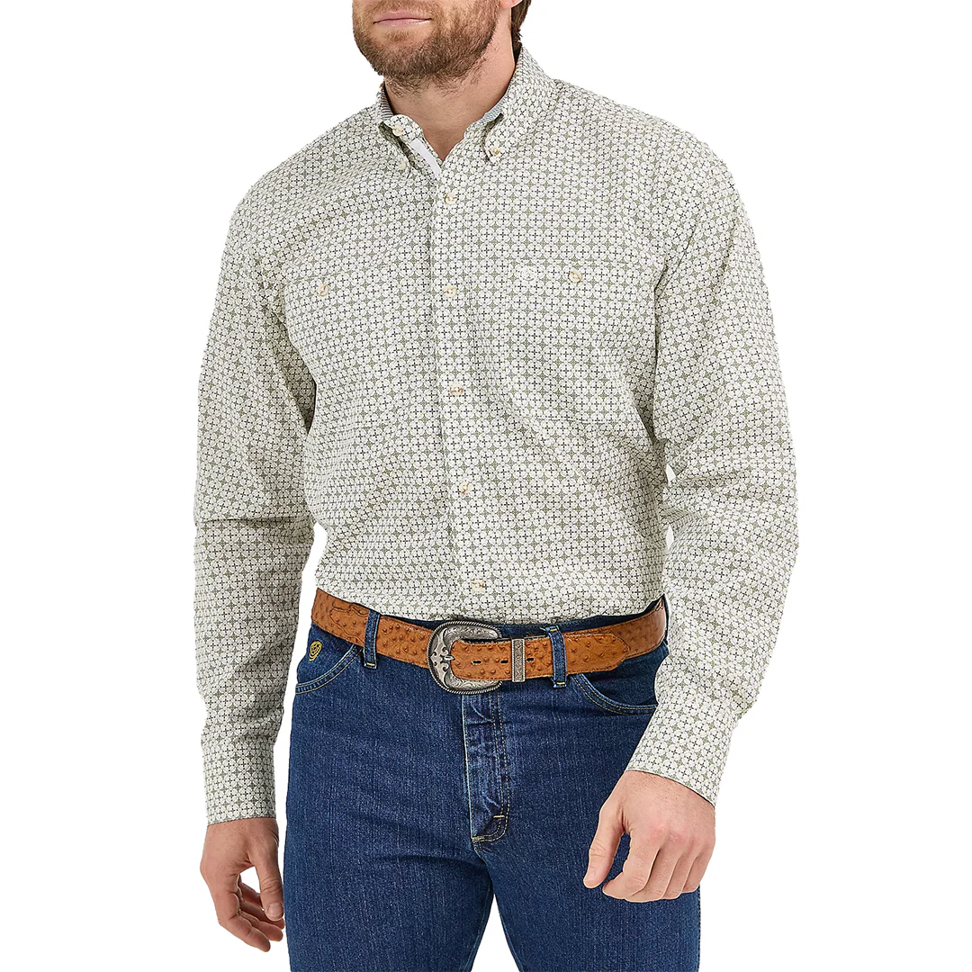 Wrangler Men's George Strait Long Sleeve Button Shirt