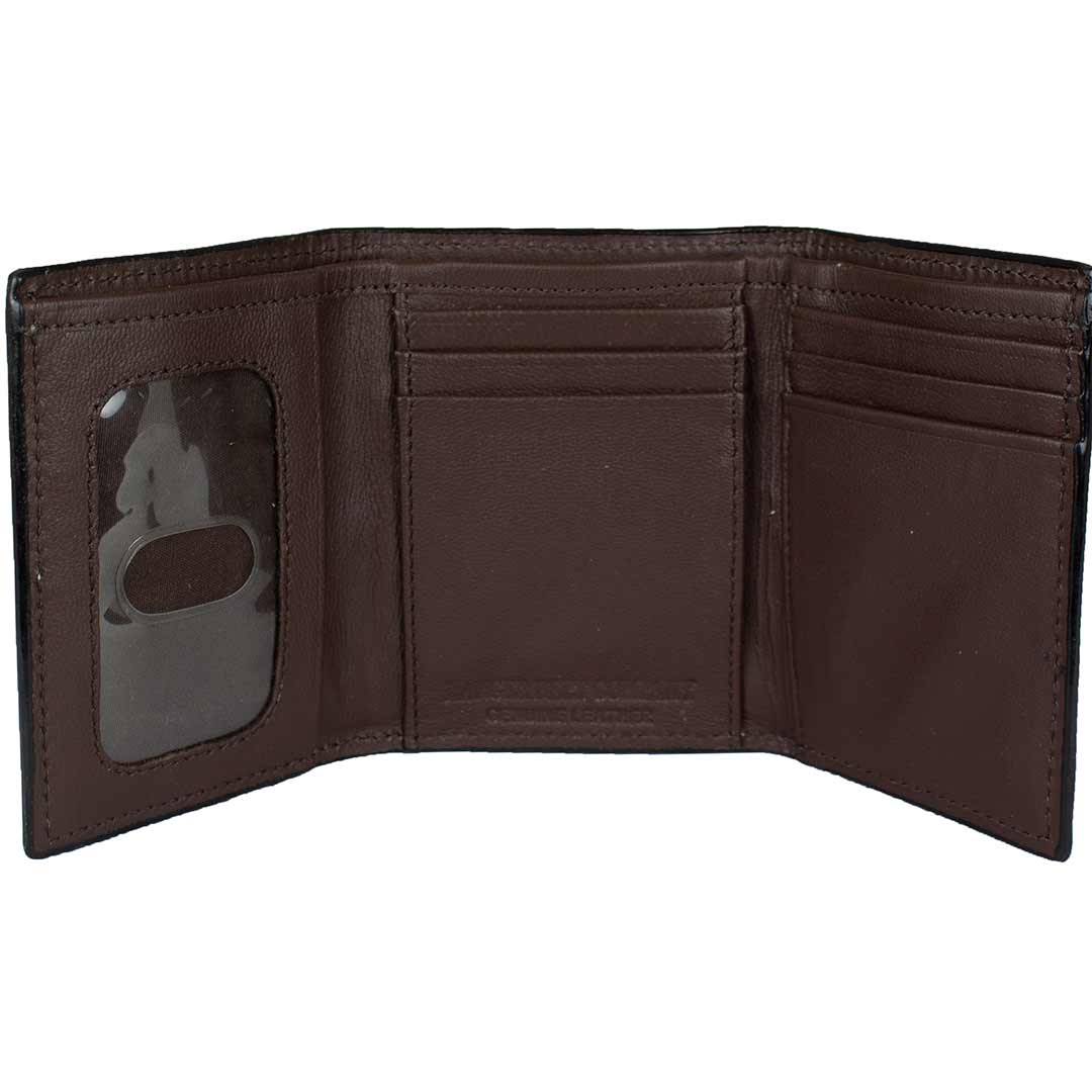 Ranger Belt Co. Men's Basket weave Aztec Trifold Wallet