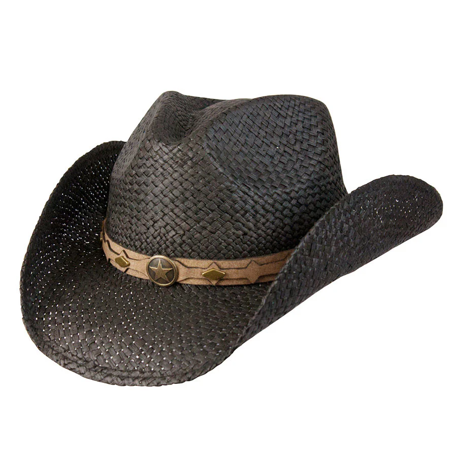 Conner Hats Country Western Raffia Straw Cowboy Hat