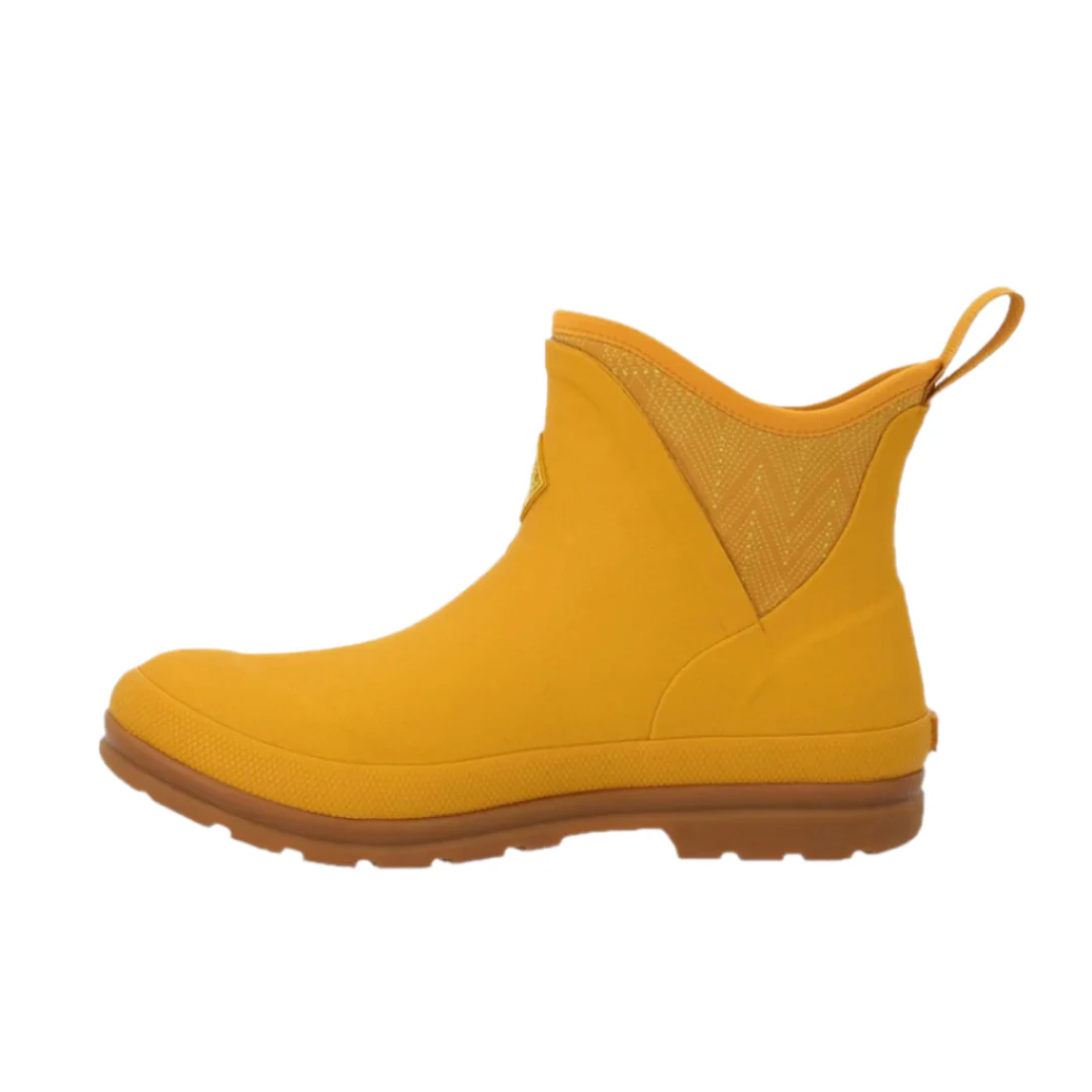 Muck Boot Co. Women's Yellow Pull On Waterproof Ankle Boots