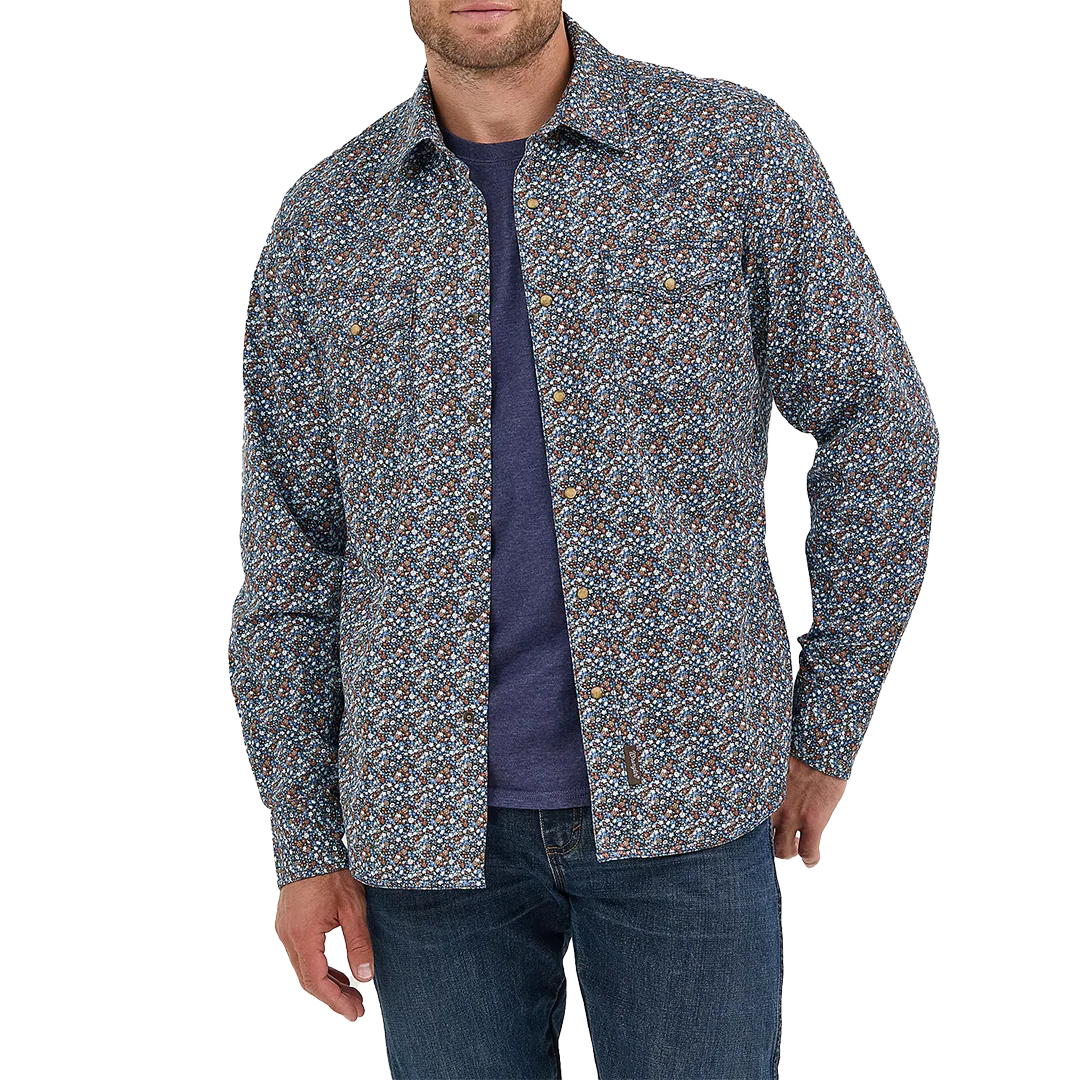 Wrangler Men's Retro Premium Long Sleeve Snap Shirt