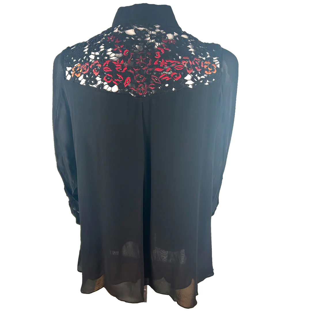 Vintage Collection Women's Embroidery Long Sleeve Shirt
