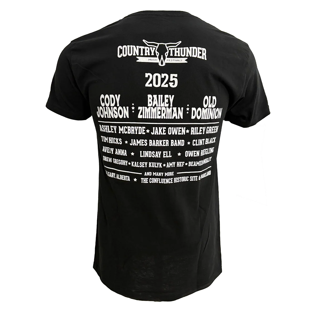 Country Thunder Unisex Alberta Tour  2025 T-Shirt