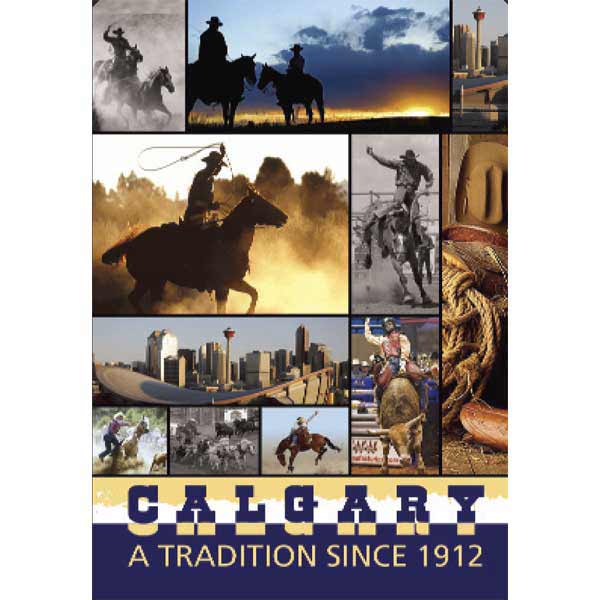 Postcard Souvenirs Calgary Stampede 1912 Magnet