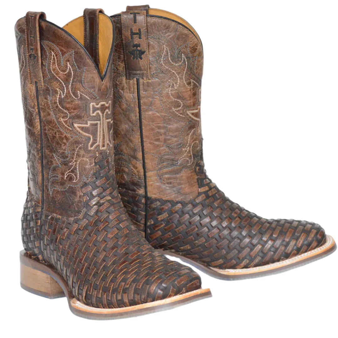 Tin Haul Men's Lacer With X-Ray Sole Cowboy Boots