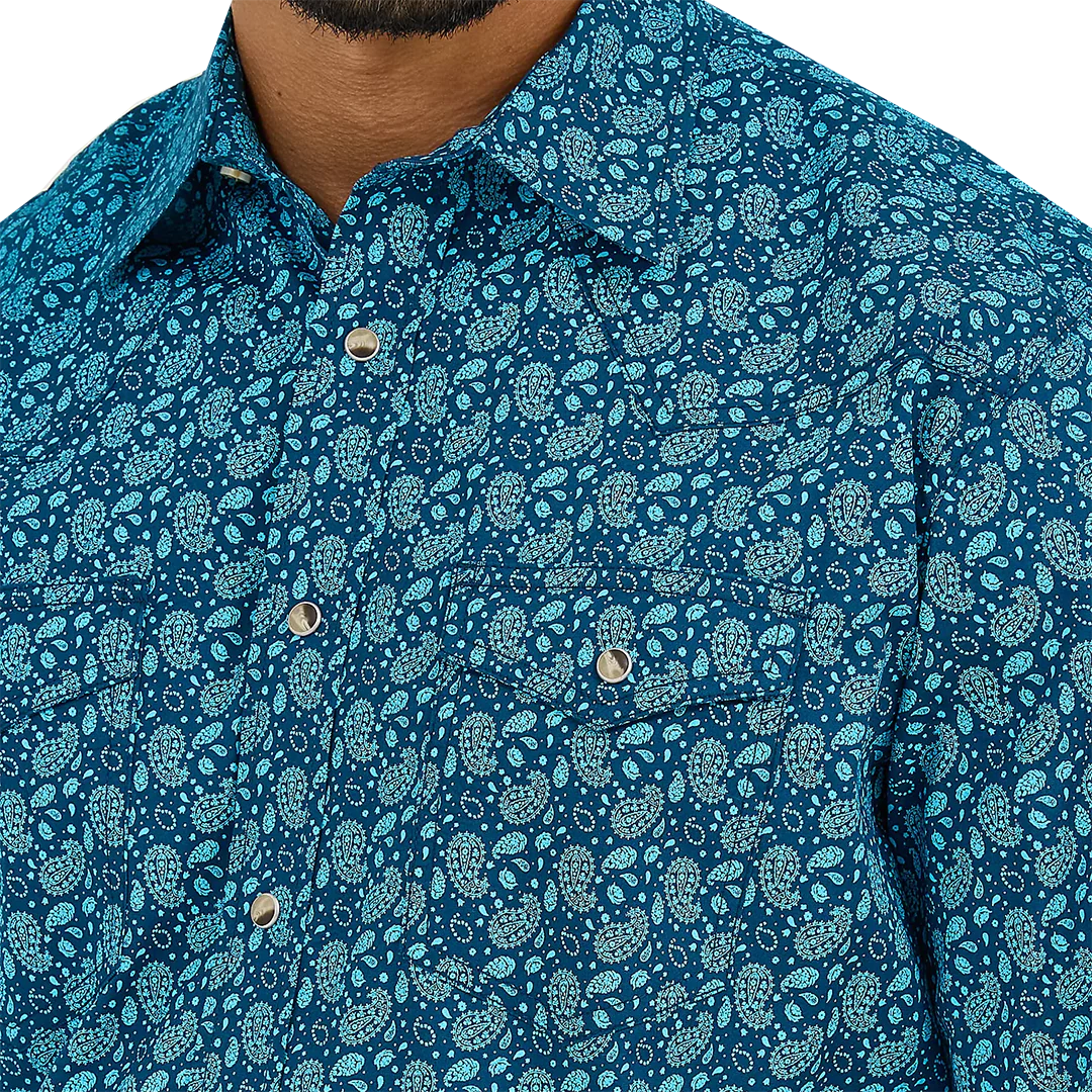 Wrangler Men's 20X Competition Advanced Comfort Long Sleeve Snap Shirt