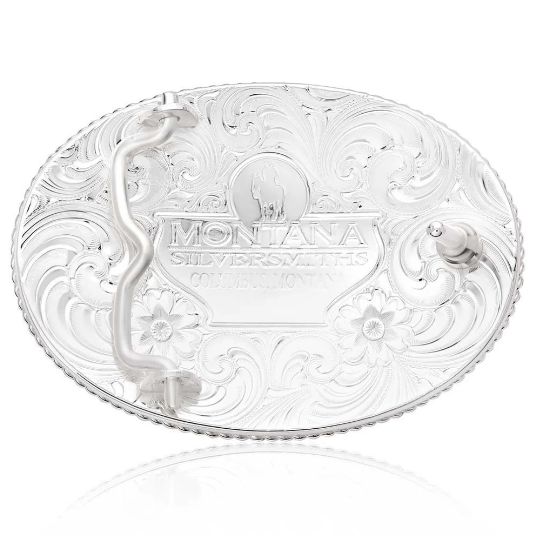 Montana Silversmiths Rosebud Legacy Buckle with Galloping Horse