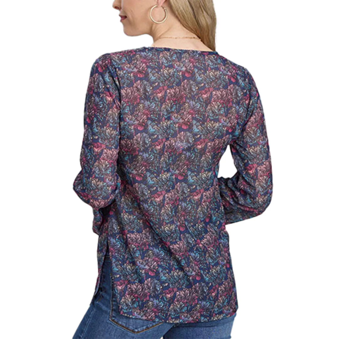Roper Women's Romantic Floral Blouse