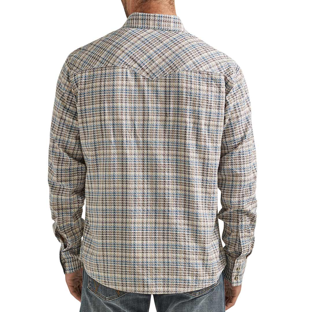 Wrangler Men's Retro Premium Plaid Snap Shirt