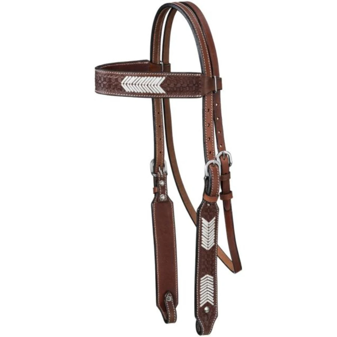 Tough 1 Silver Royal Vaquero Browband Headstall