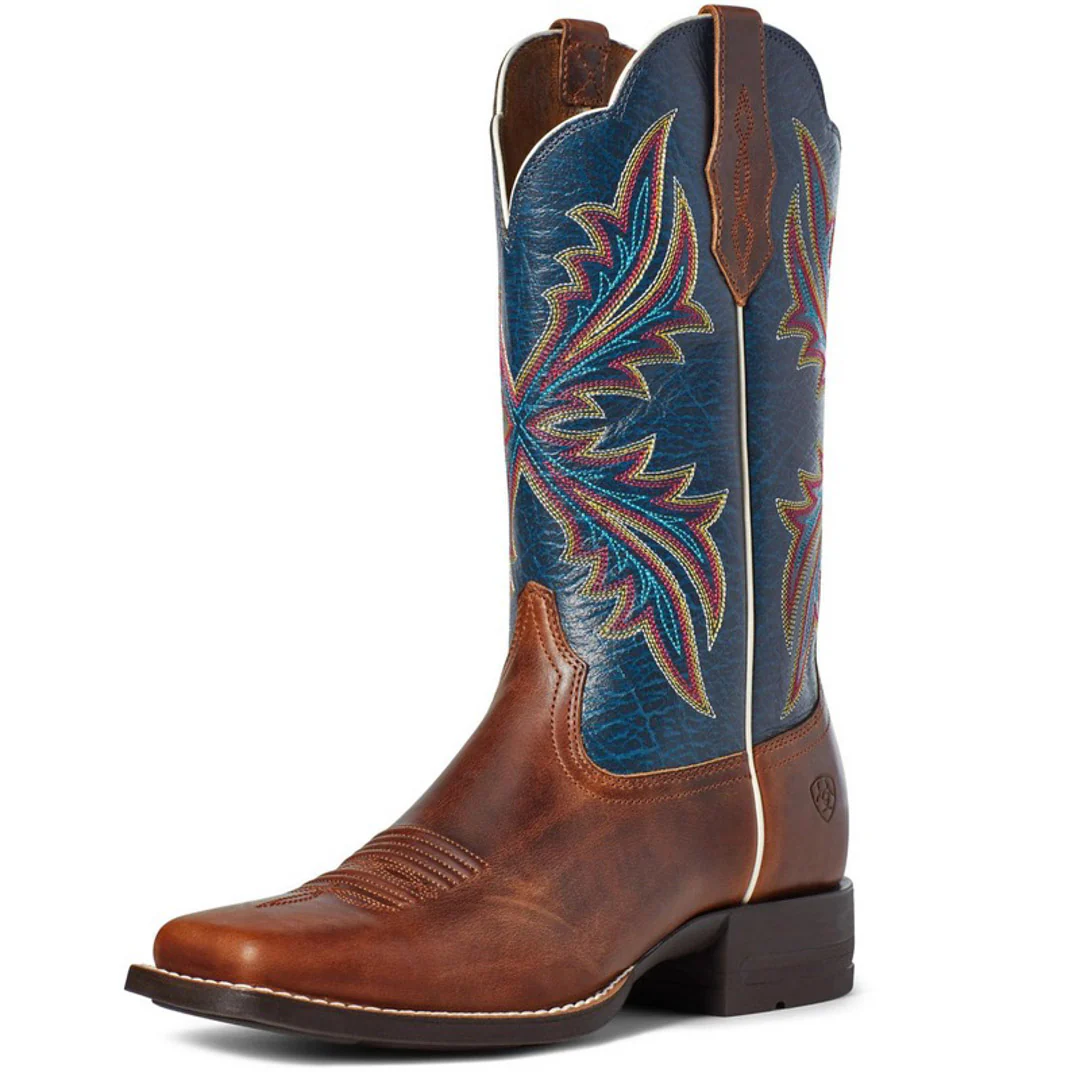 Ariat Women's West Bound Cowgirl Boots In Blue