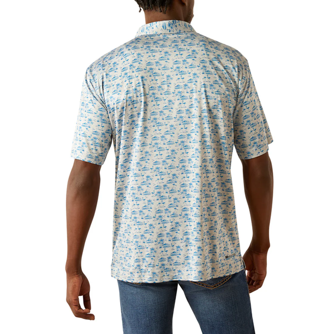 Ariat Men's All Over Print Polo