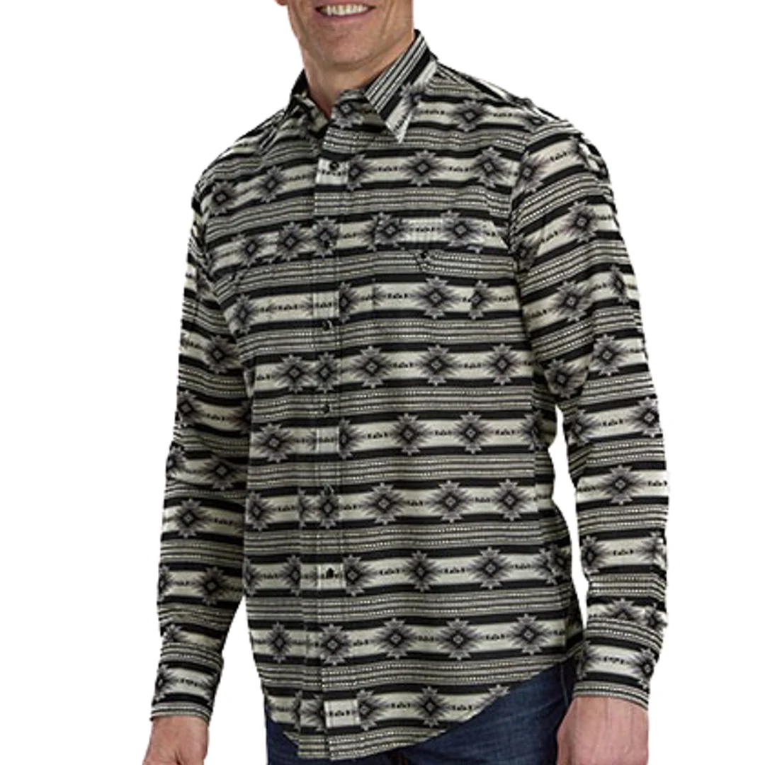 Roper Men's Horizontal Aztec Print Snap Shirt